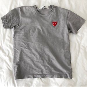 COMME DES GARÇONS PLAY Gray T-shirt